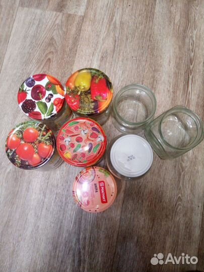 Банки стеклянные 0.5 винтовые