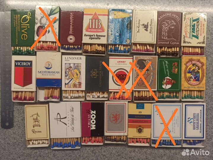 Спичечные коробки полные