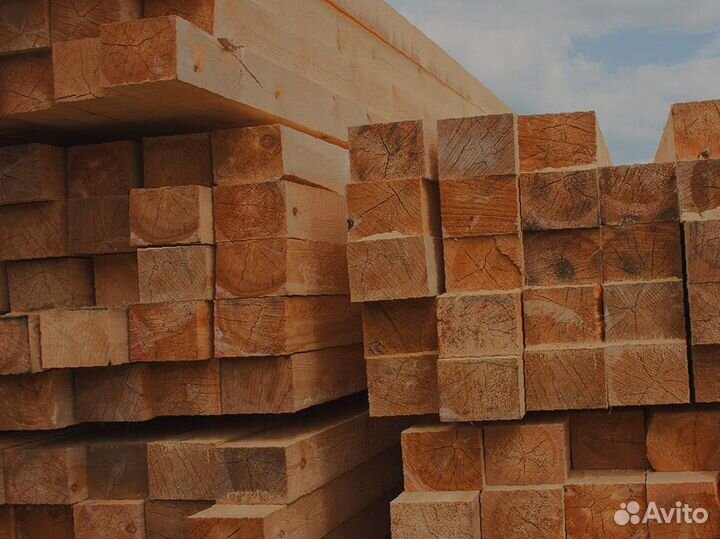 Доставка бруса из лиственницы по всей стране