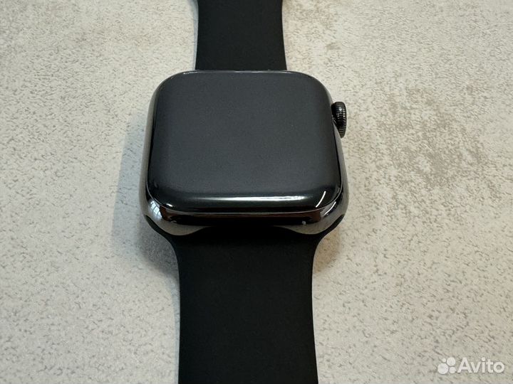 Apple Watch 7 45mm Stainless Steel Black