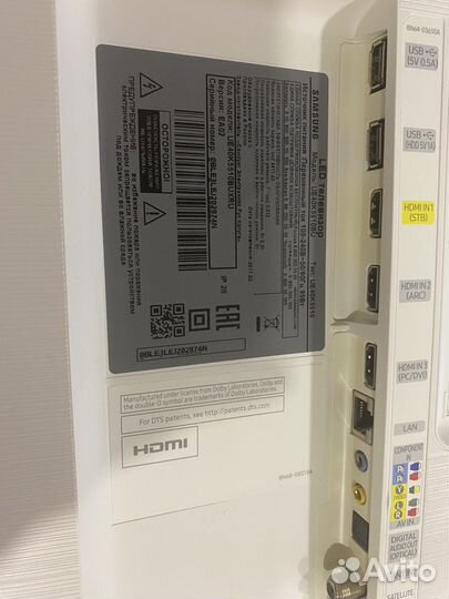 Телевизор samsung на запчасти