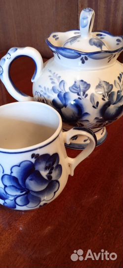 Сервиз чайный гжель