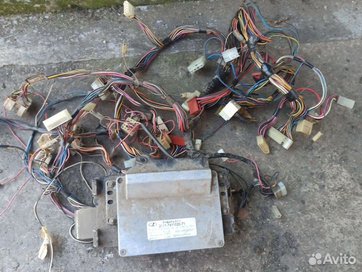 Контроллер эбу + проводка на Ладу 2110