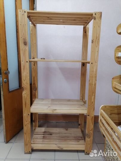 Стеллаж IKEA деревянный (для дом, дачи, офиса)