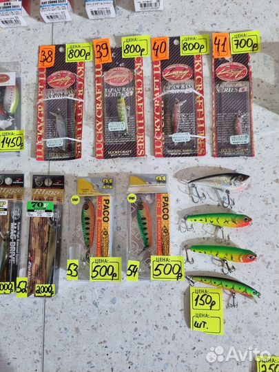 Воблера японские, блёсна летние