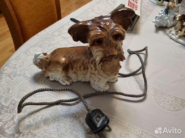 Статуэтка фарфор светильник