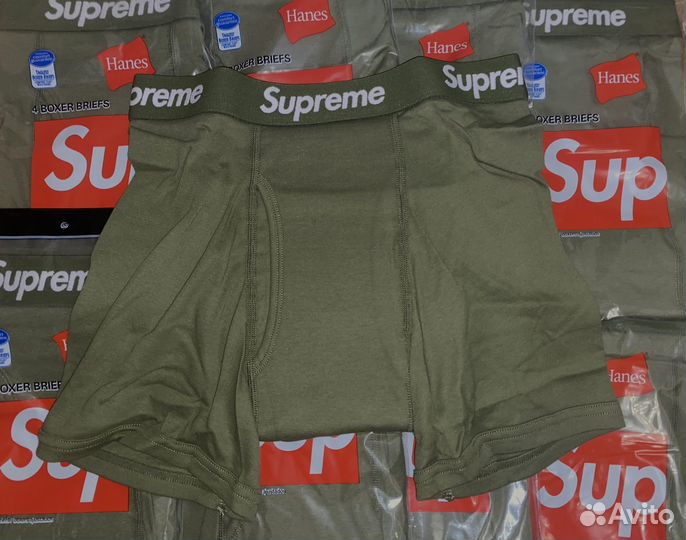 Трусы Supreme Hanes Boxer оригинал новые
