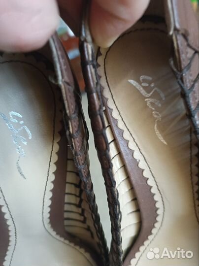 Натуральная кожа туфли