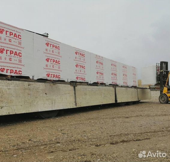 Газоблок 200х250х642