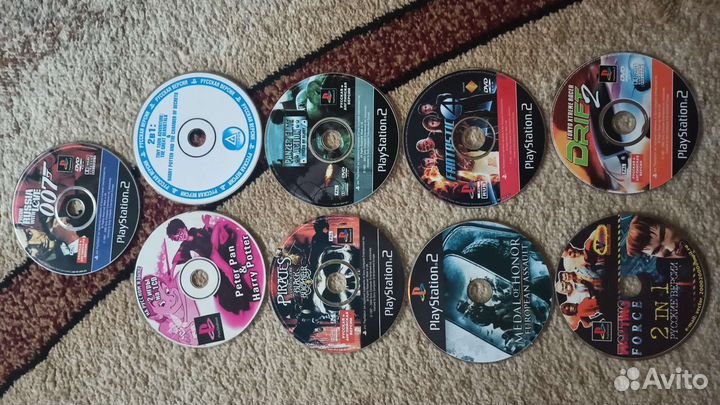 Игровые диски на ps2