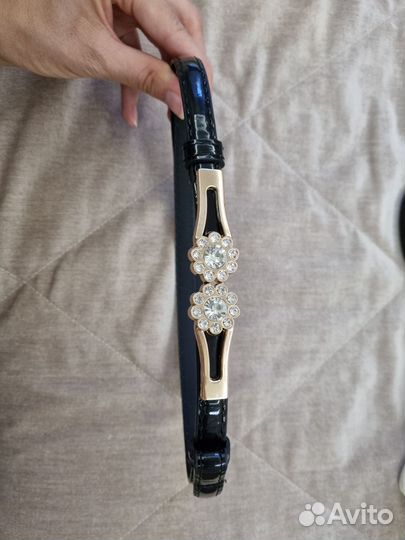 Ремень женский чёрный