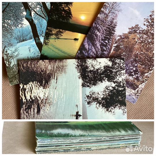 Лот. Коллекция открыток. Винтаж