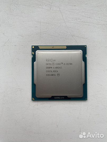Процессор intel core i5 3570К