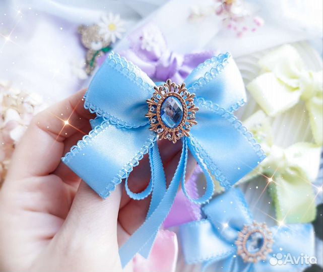 Бантики для девочек ручной работы