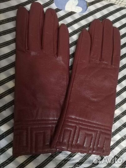Перчатки утеплённые (натуральная кожа)
