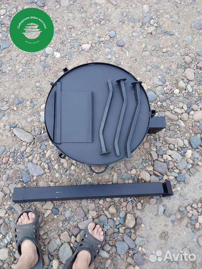 Казан чугунный,узбекский. печи и аксессуары