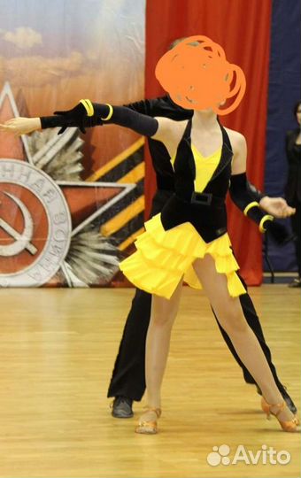 Платье для бальных танцев латина ю1