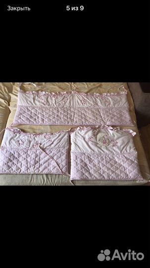 Бортики в кроватку