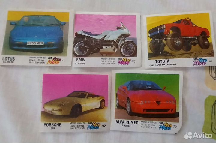 Вкладыши Oto Moto