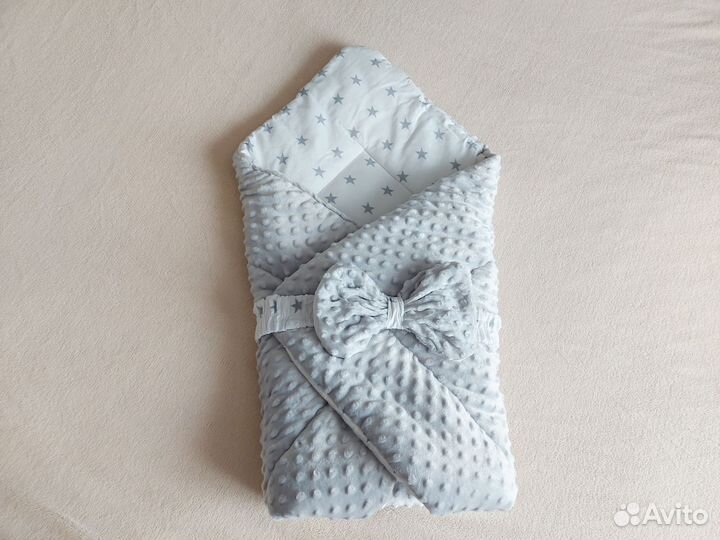 Конверт одеяло на выписку зимнее