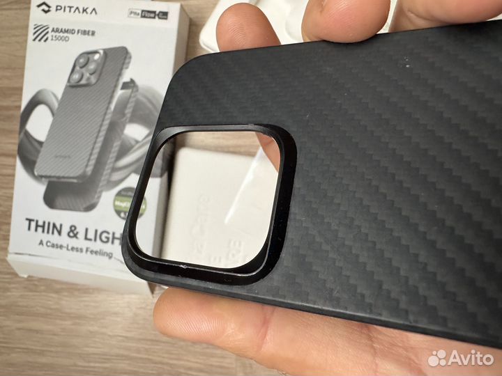 Pitaka чехол на 15 pro карбон