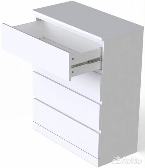 Комод белый IKEA Мальм (Варма) 4 ящика новый