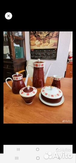 Чайно кофейный сервиз гдр