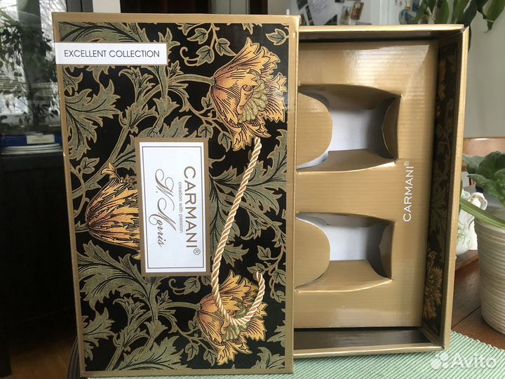 Коробка W. Morris 2 шт для бокалов Carmani