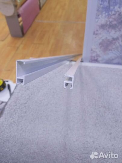 Карниз потолочный (гардина) алюминиевый для штор