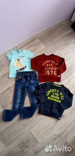 Вещи пакетом на мальчика р.122