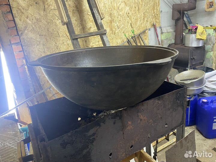 Узбекский Казан чугунный, больше 20 литров
