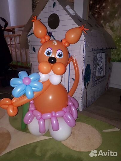 Цветы и фигуры из шаров