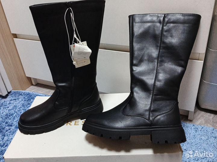 Сапоги новые reserved p.38(24 см)