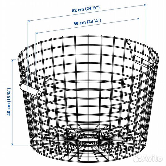 Корзина для хранения Икеа Нэтаде, новаяоригинал