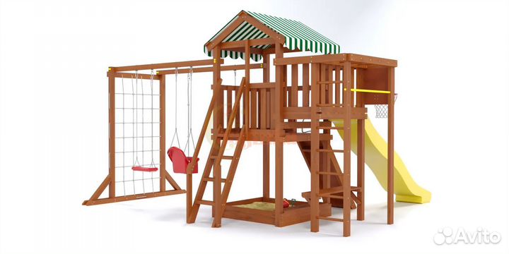 Детская площадка Савушка Мастер 4М плюс Горка 3 м