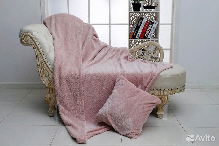 Плед розовый Фабиян 160х220 см