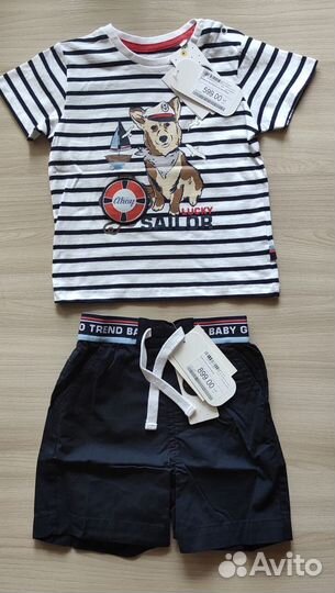 Пакет новой одежды для мальчика р.92