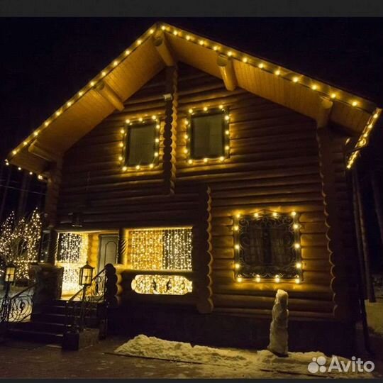 Подсветка фасада