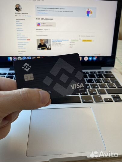 Помогу оформить карту Visa Binance за 1 день