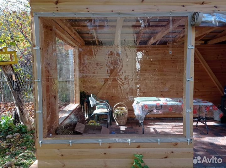 Мягкие окна для теплиц, террас, беседок