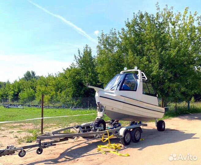 Амфибийный катер Sealegs 6.1 D-tube Cabin