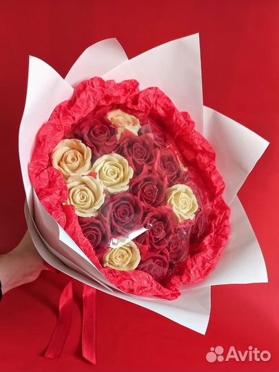 Букет из шоколадных цветов