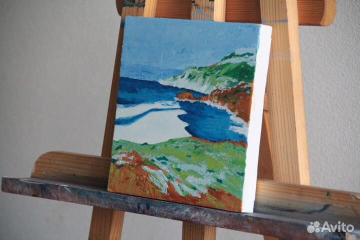 Картина на холсте, акрил, 20х20