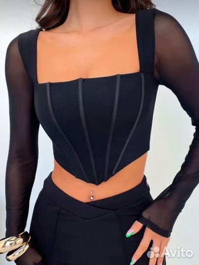 Корсетный топ
