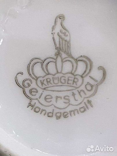 Винтаж. Чайное трио. Kruger geiersthal Германия
