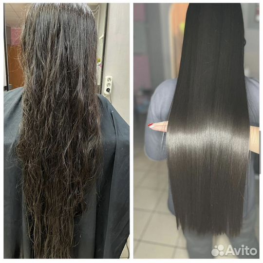 Кератиновое выпрямление