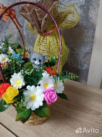 Букет из мыла ручной работы