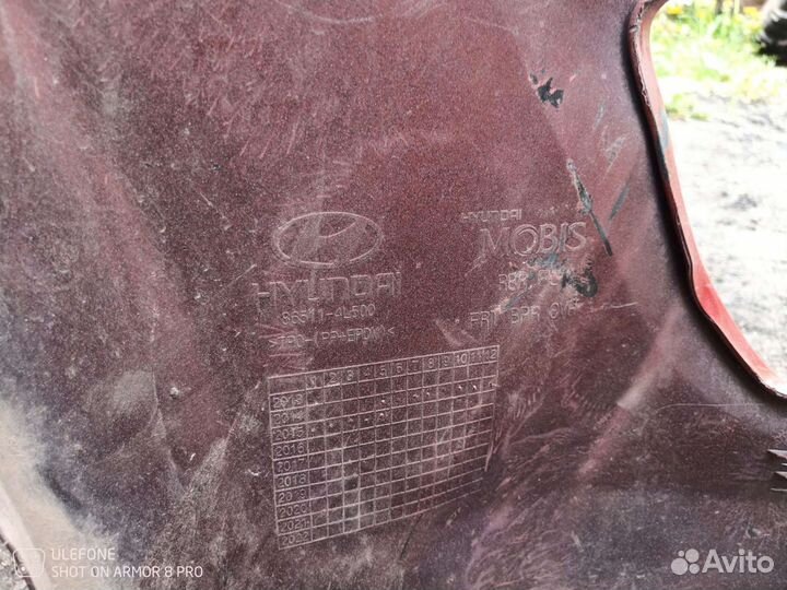 Передний Бампер Hyundai Solaris