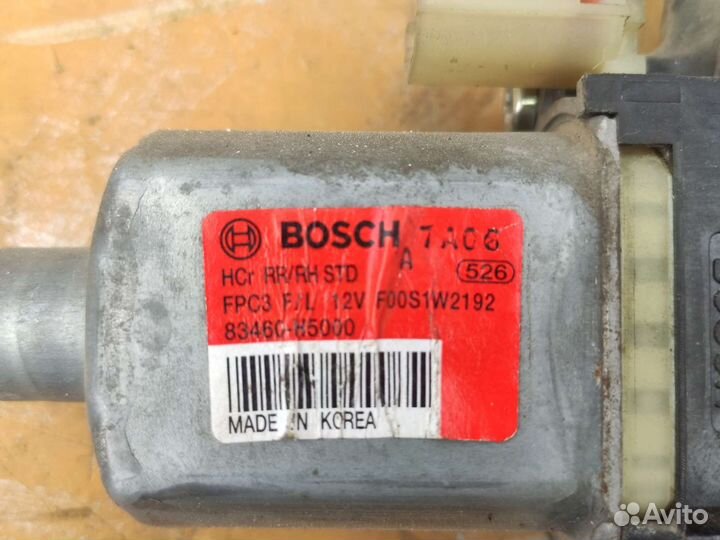 Стеклоподъёмник Хендай Солярис 2 заднее правое