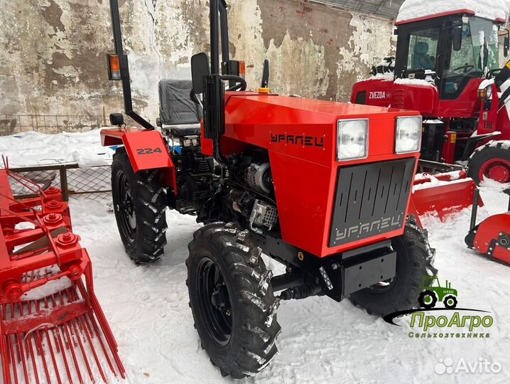 Мини-трактор УРАЛЕЦ 224, 2024